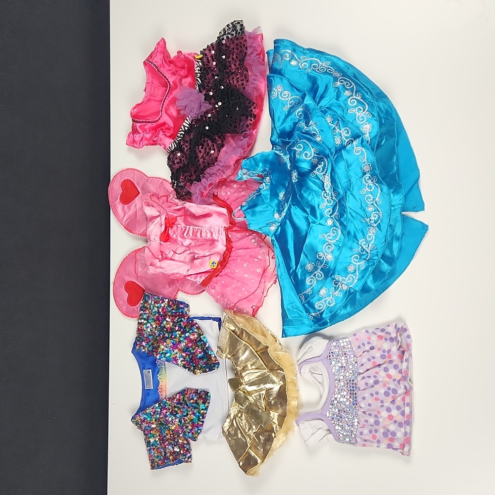 Build-A-Bear - 6 piece - Sparkly Clothes Bundle - OS